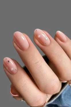 Press-On Nails Bare Dot