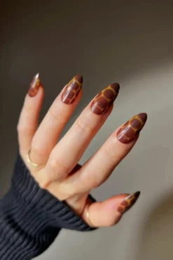 Press-On Nails Cocoa Nouveau