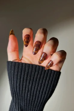 Press-On Nails Cocoa Nouveau
