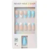 Press-On Nails French Waterlily