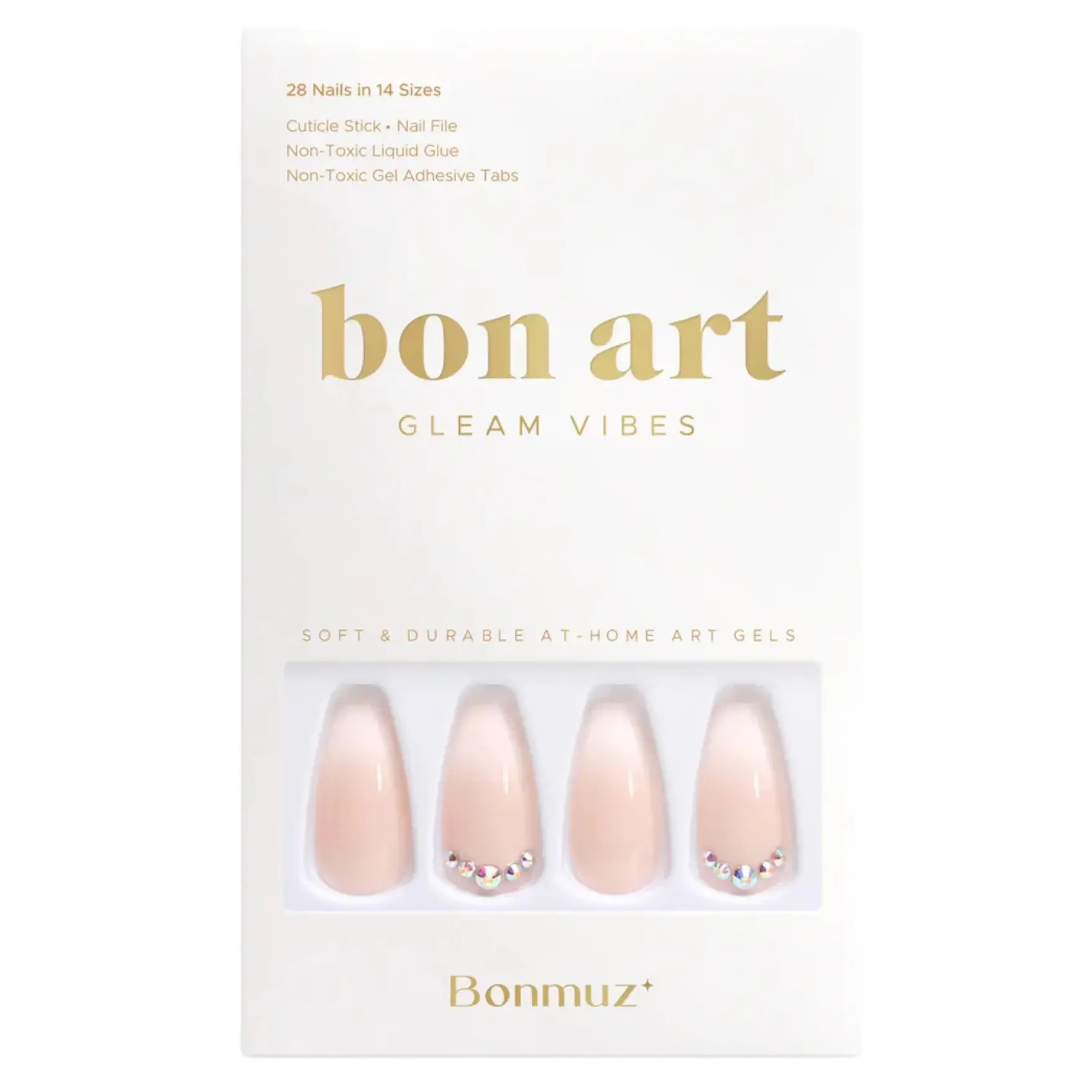 Press-On Nails Strawberry Mousse