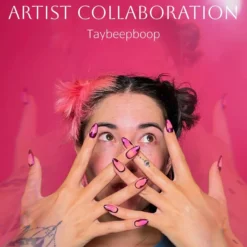 Press-On Nails Sunset Chrome