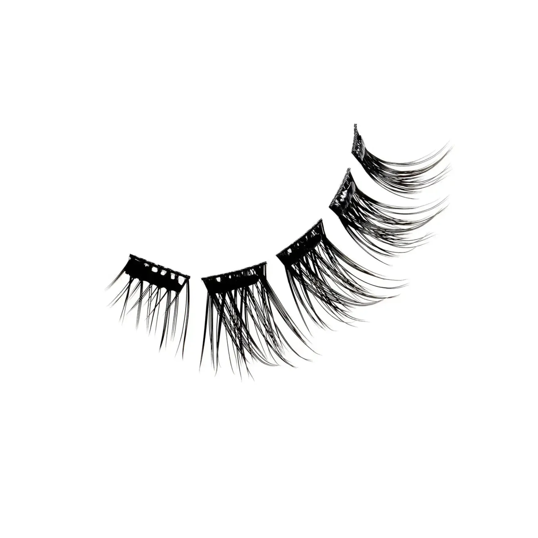 Press On Pre-glued Underlash Extensions Wispies Natural Starterskit
