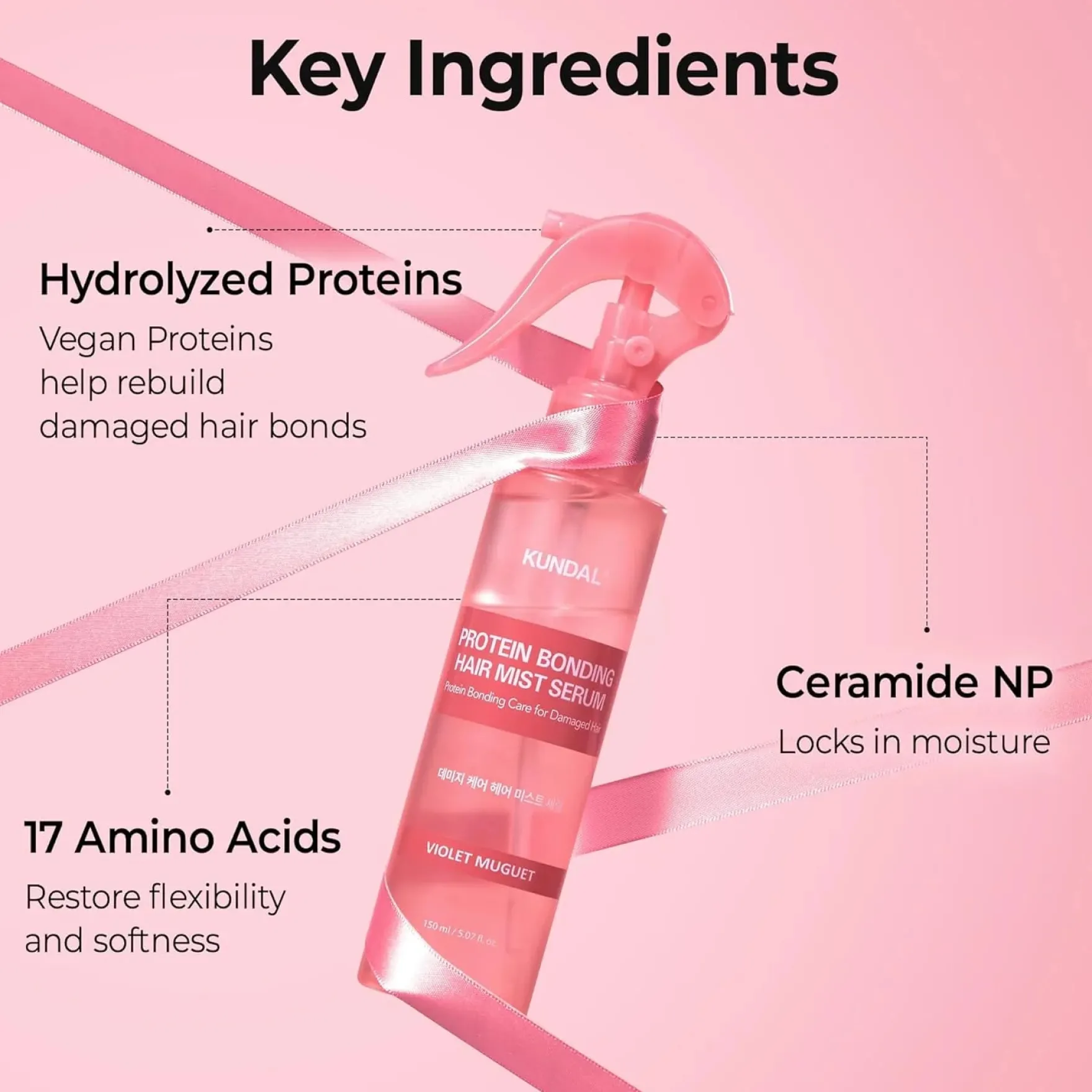 Protein Bonding Care Hair Mist Violet Muguet