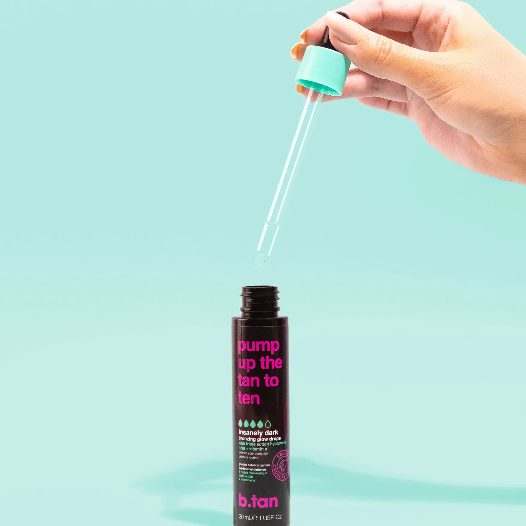Pump Up The Tan To Ten Tanning Glow Drops