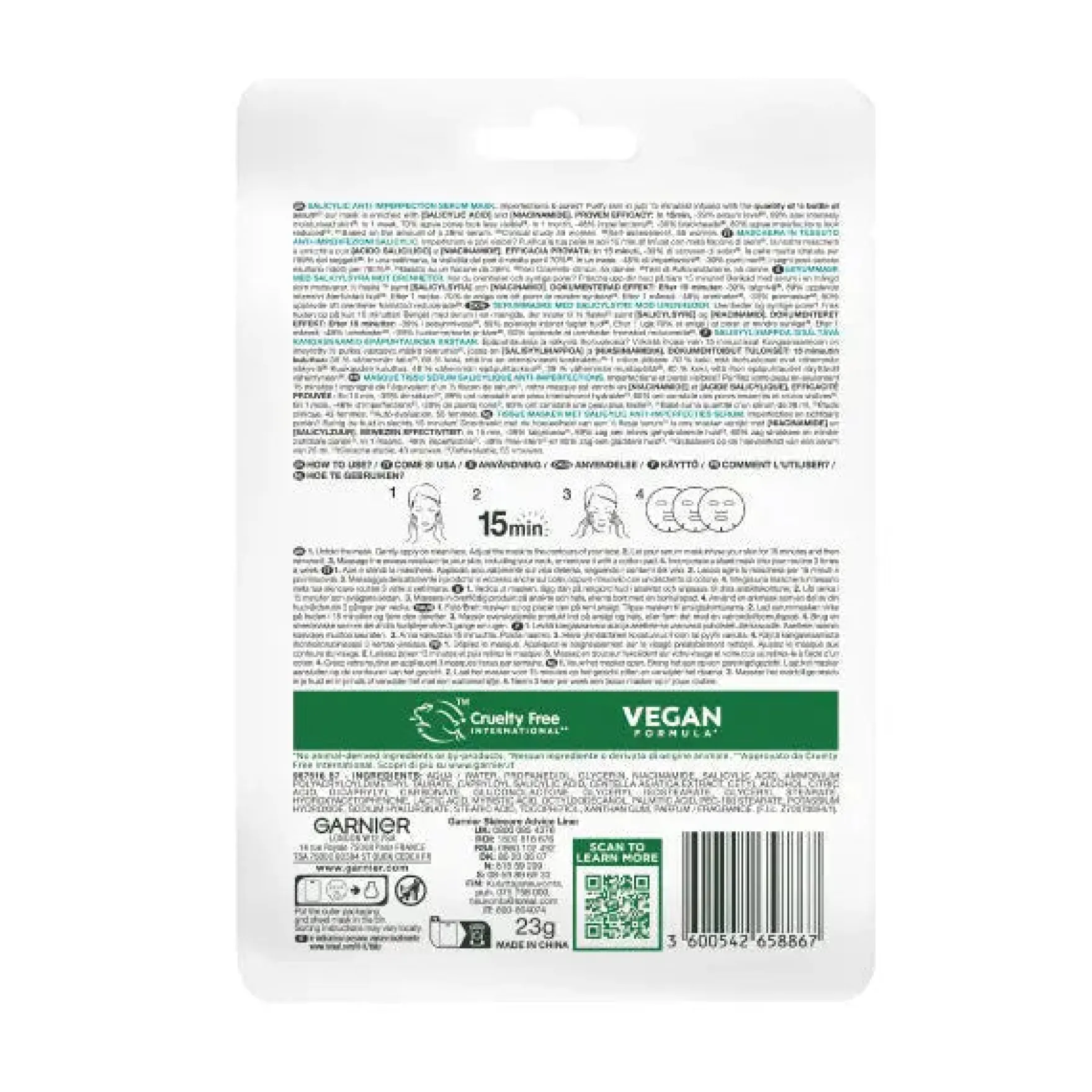 PureActive Salicylic Anti-Imperfection Serum Mask