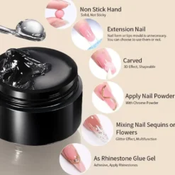 Pure Color & Glitter Non Stick Hand Extension Gel NEG30