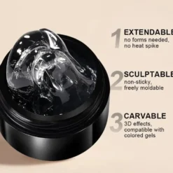 Pure Color & Glitter Non Stick Hand Extension Gel NEG29