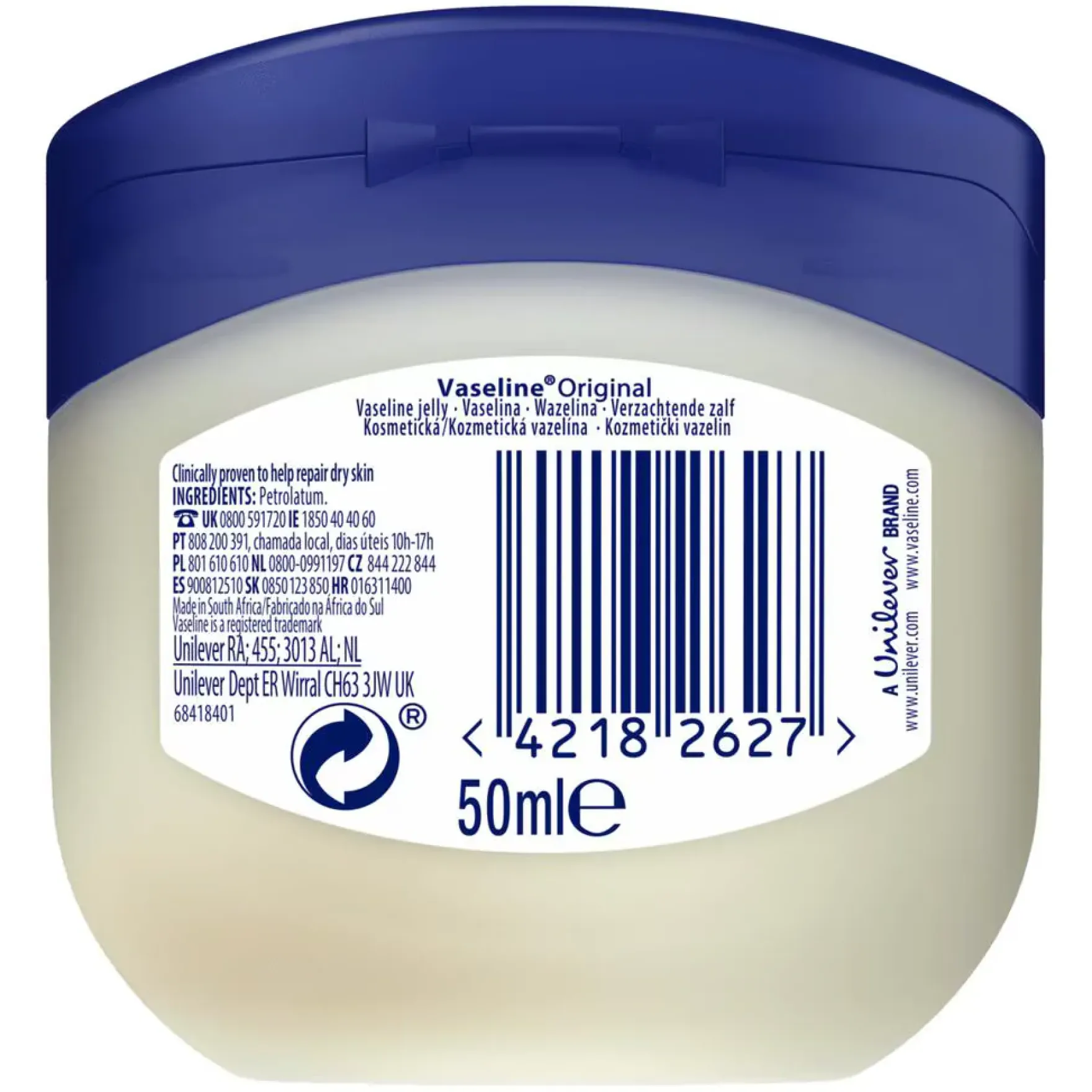 Pure Petroleum Jelly Original 50 ml.