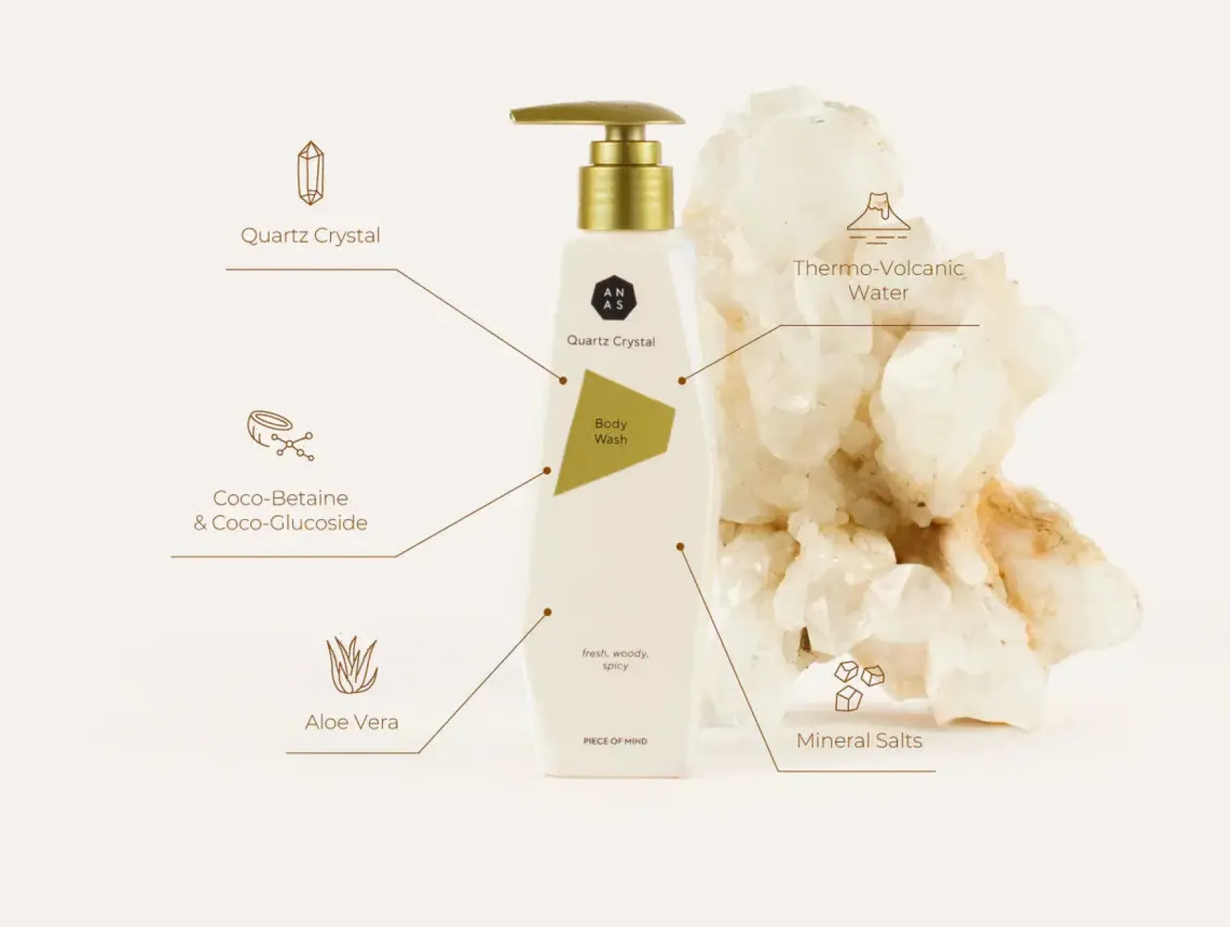 Quartz Crystal Body Wash