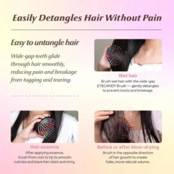 Rainbow Volume S Paddle Brush Sky Blue