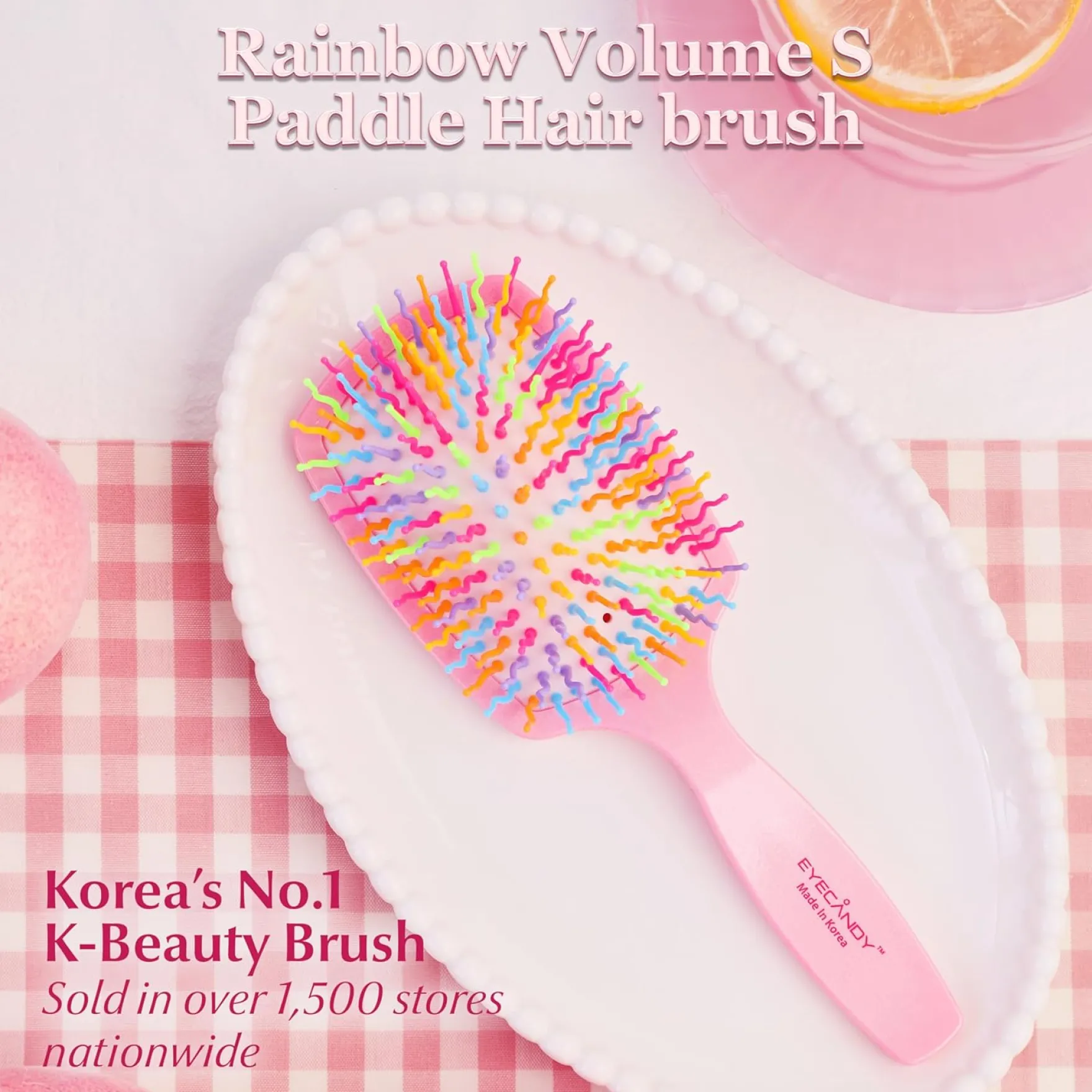 Rainbow Volume S Paddle Brush Melon Green