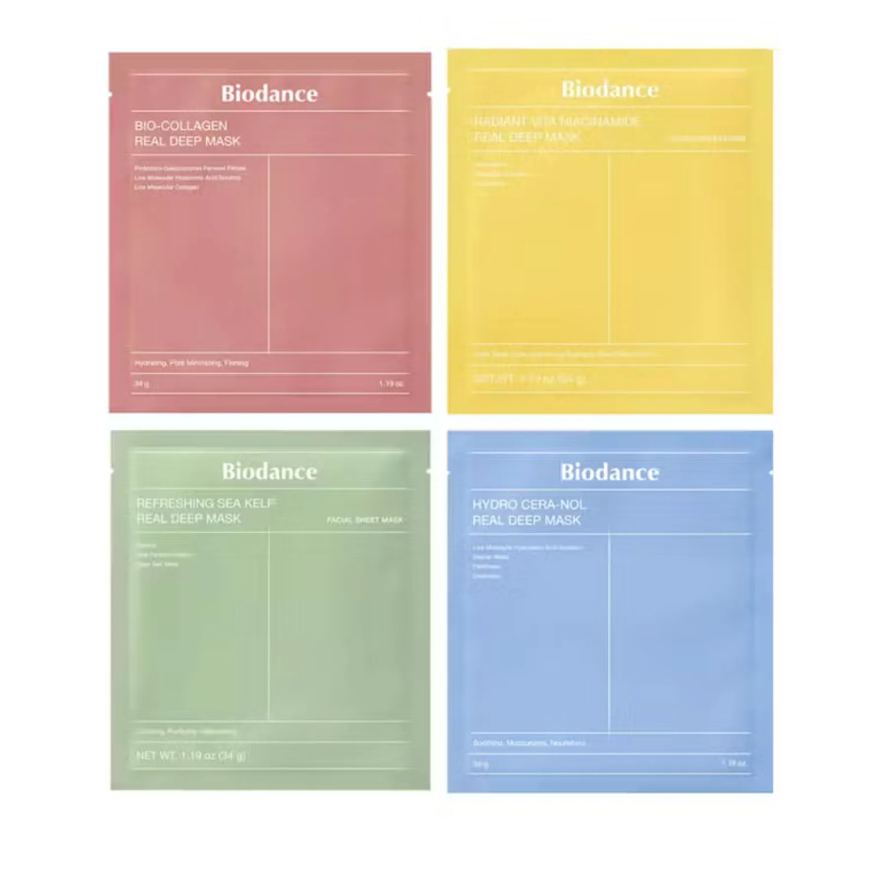 Real Deep Mask Variety 4-Pack