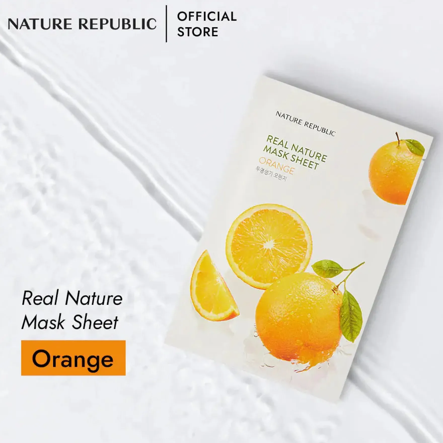 Real Nature Mask Sheet Orange