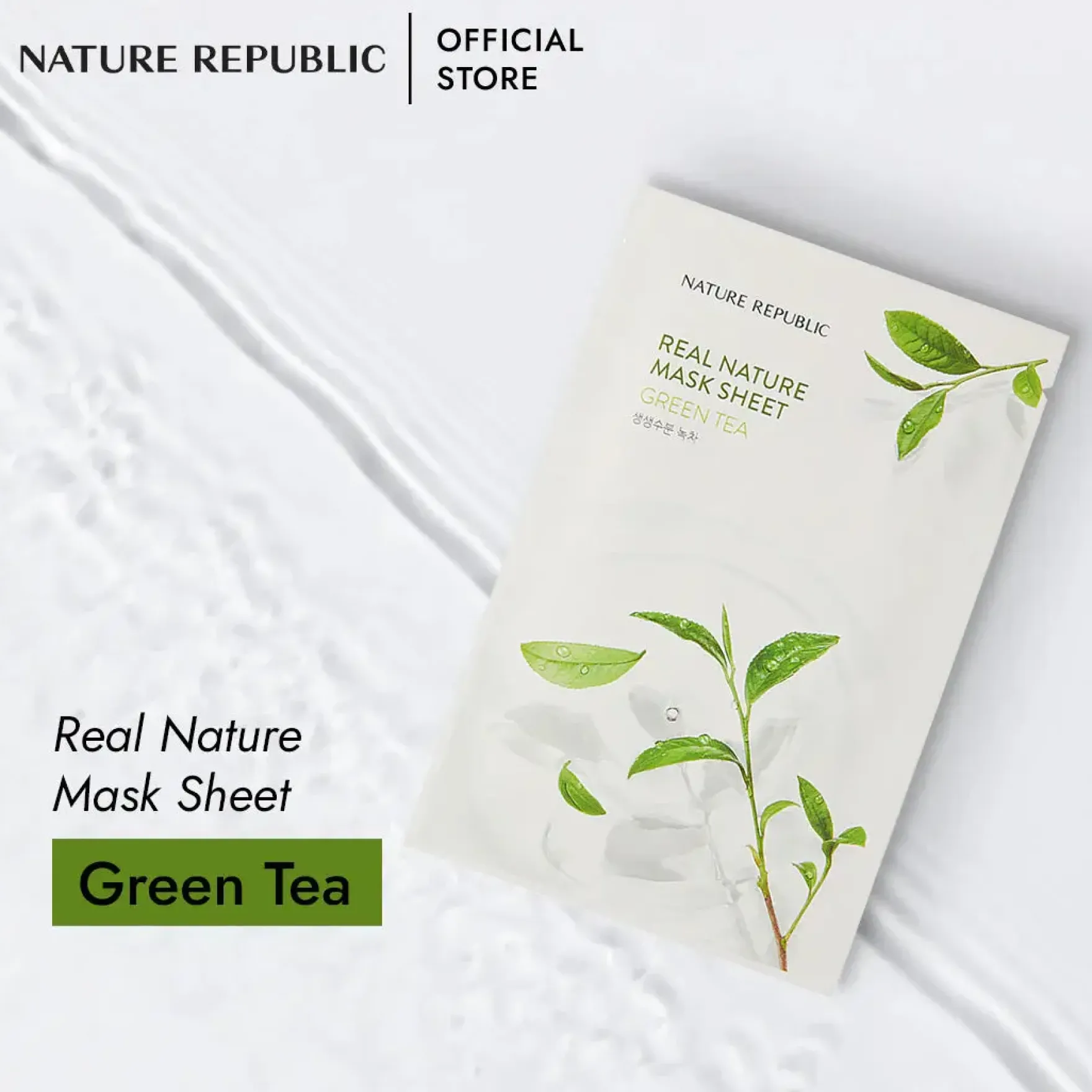 Real Nature Sheet Mask Green Tea