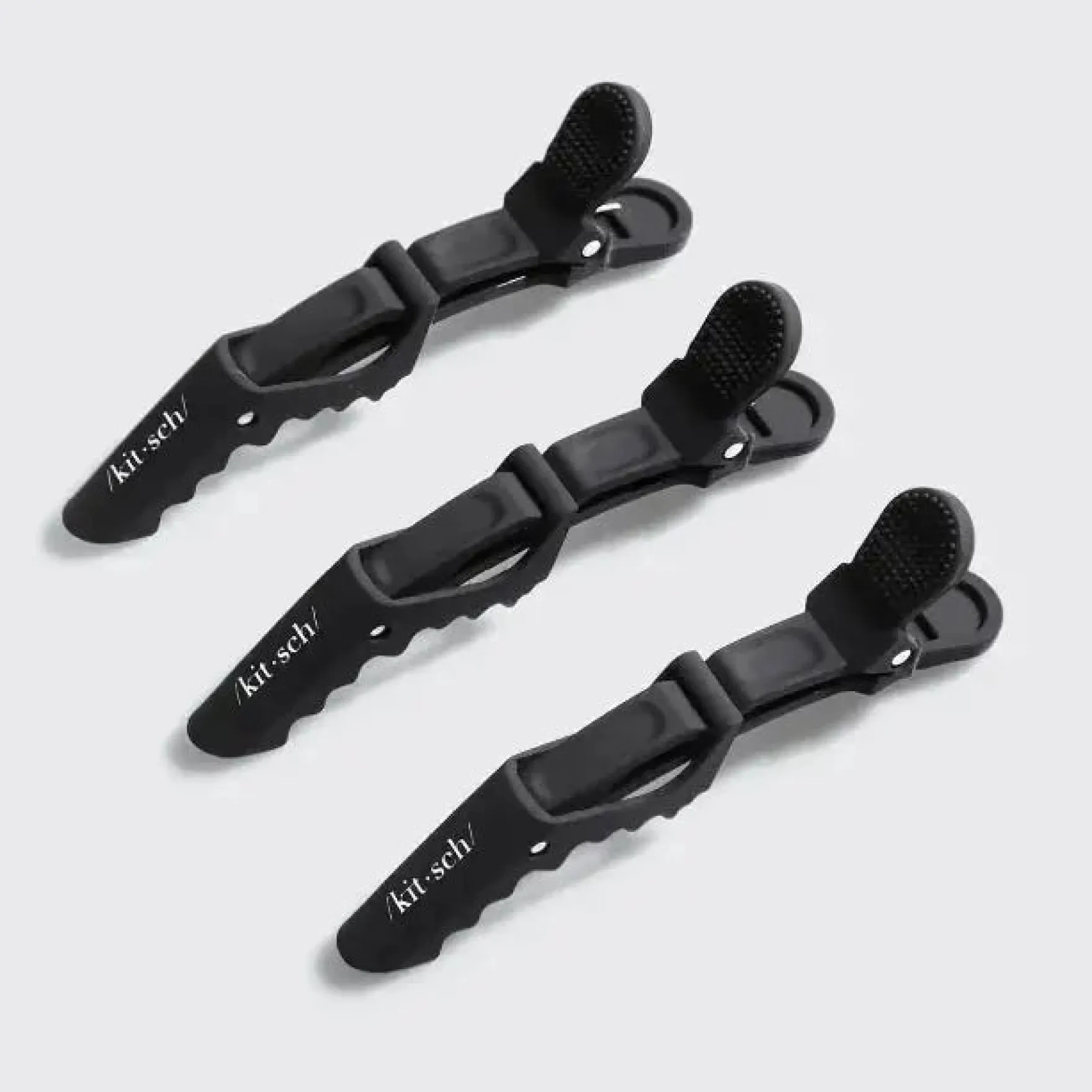 Recycled Plastic Crocodile Clip 3PC Black