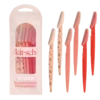 Recycled Plastic Dermaplaners 6pc Set Assorted Cherry Blossom