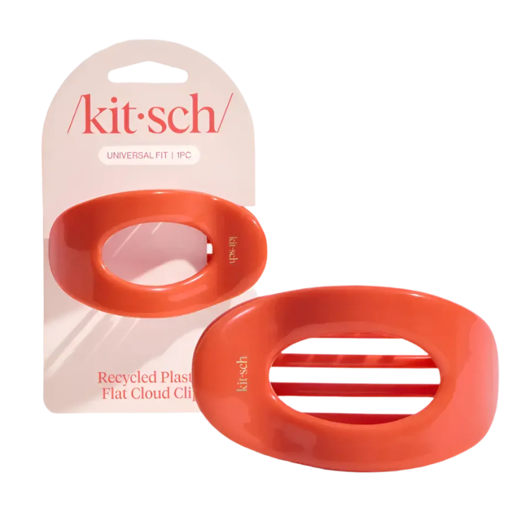 Recycled Plastic Flat Cloud Clip Cherry Medium