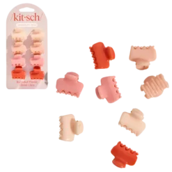 Recycled Plastic Mini Cloud Clips 8pc Set Assorted Cherry Blossom