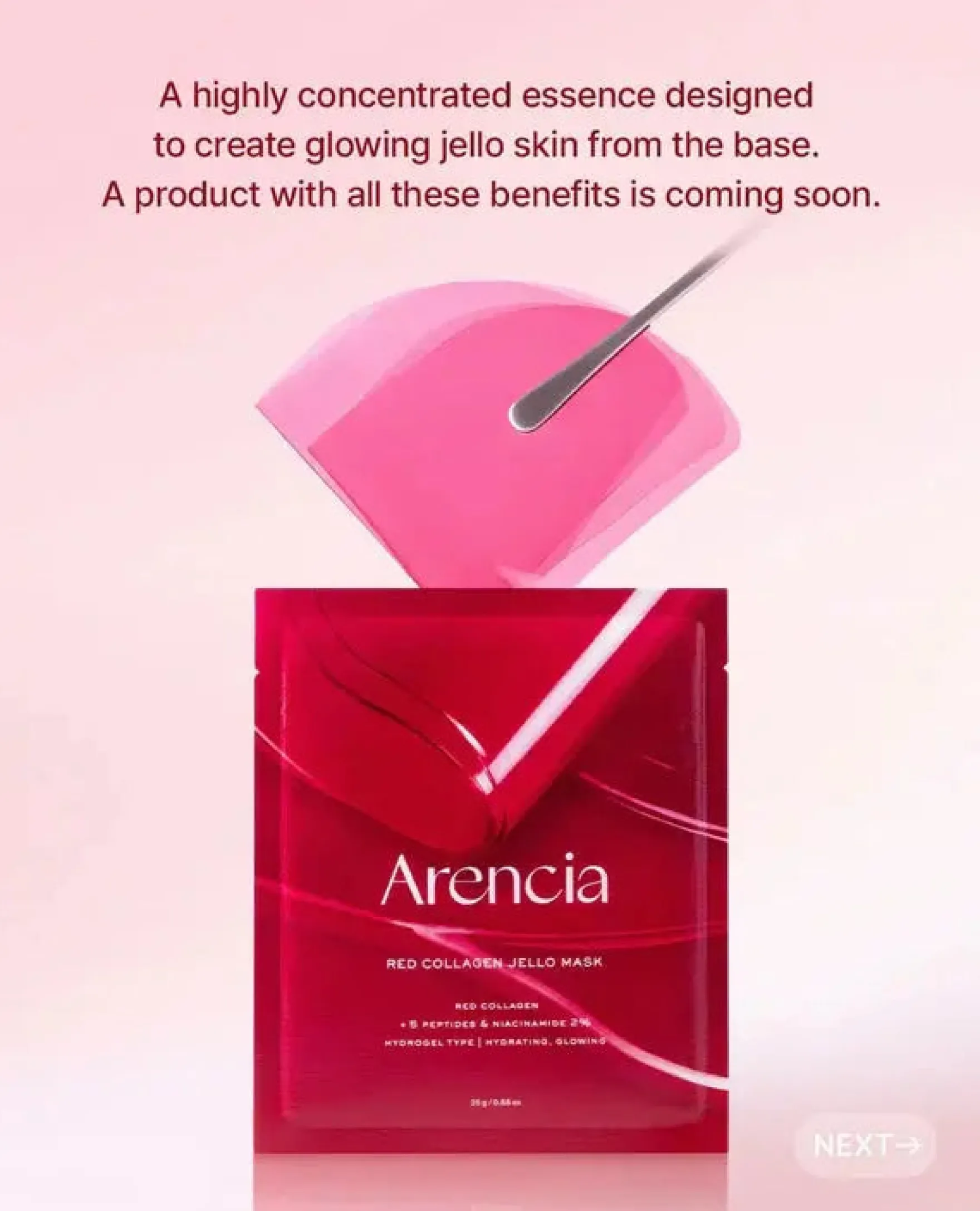 Red Collagen Jello Mask