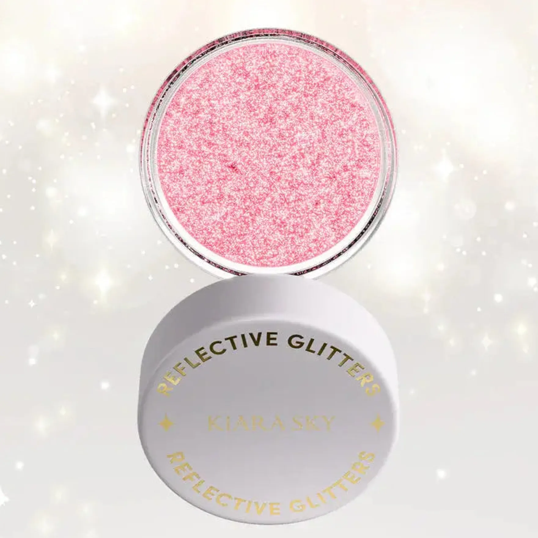 Reflective Glitter Rosé Fizz