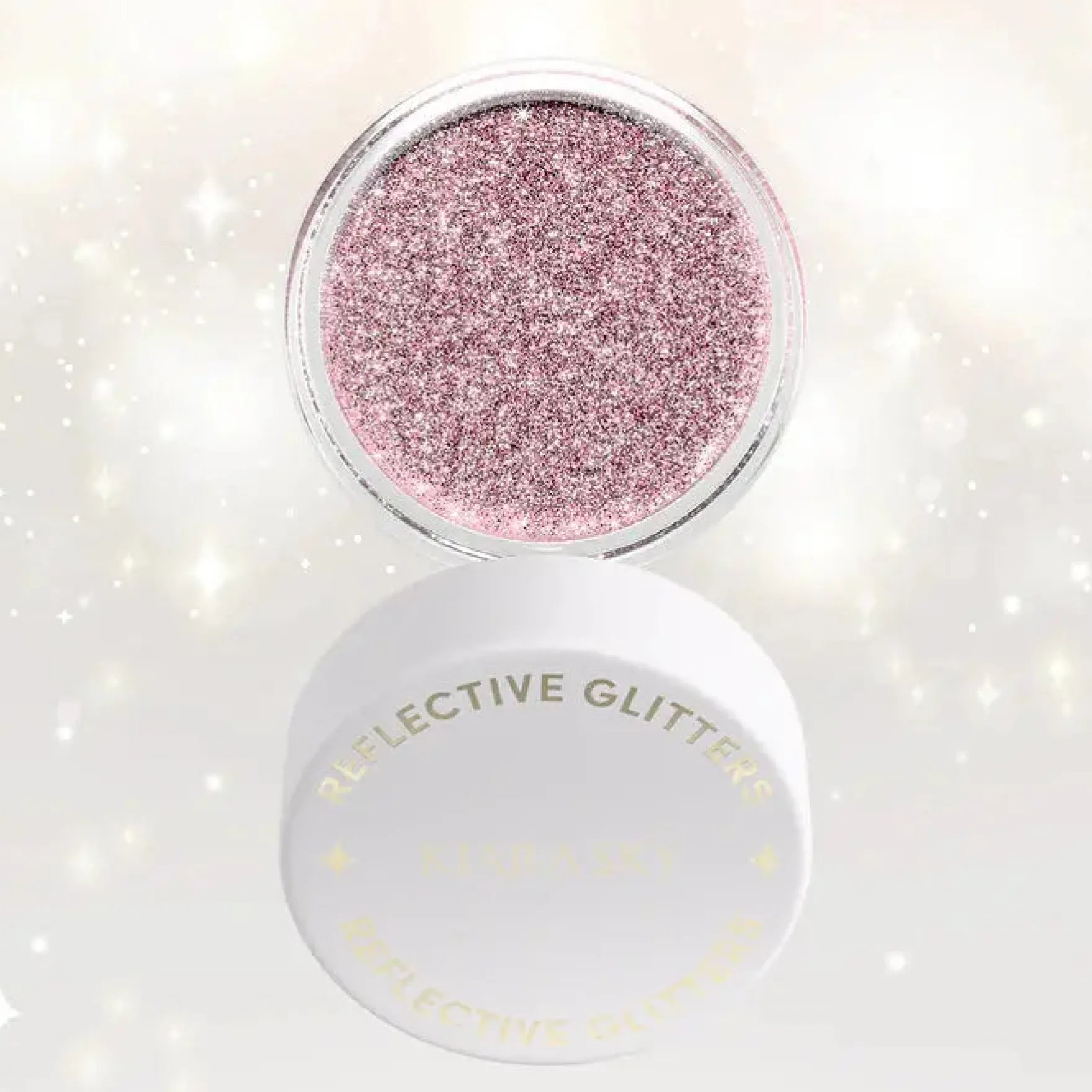 Reflective Glitter Rosé Fizz