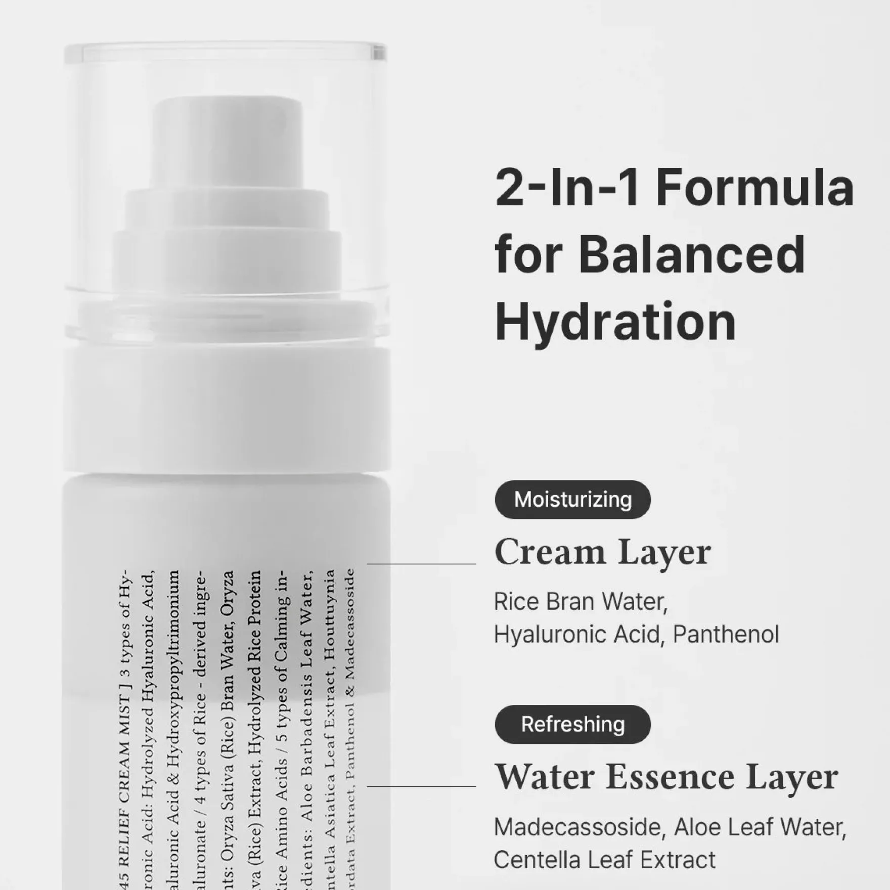 Relief Cream Mist 60 ml.