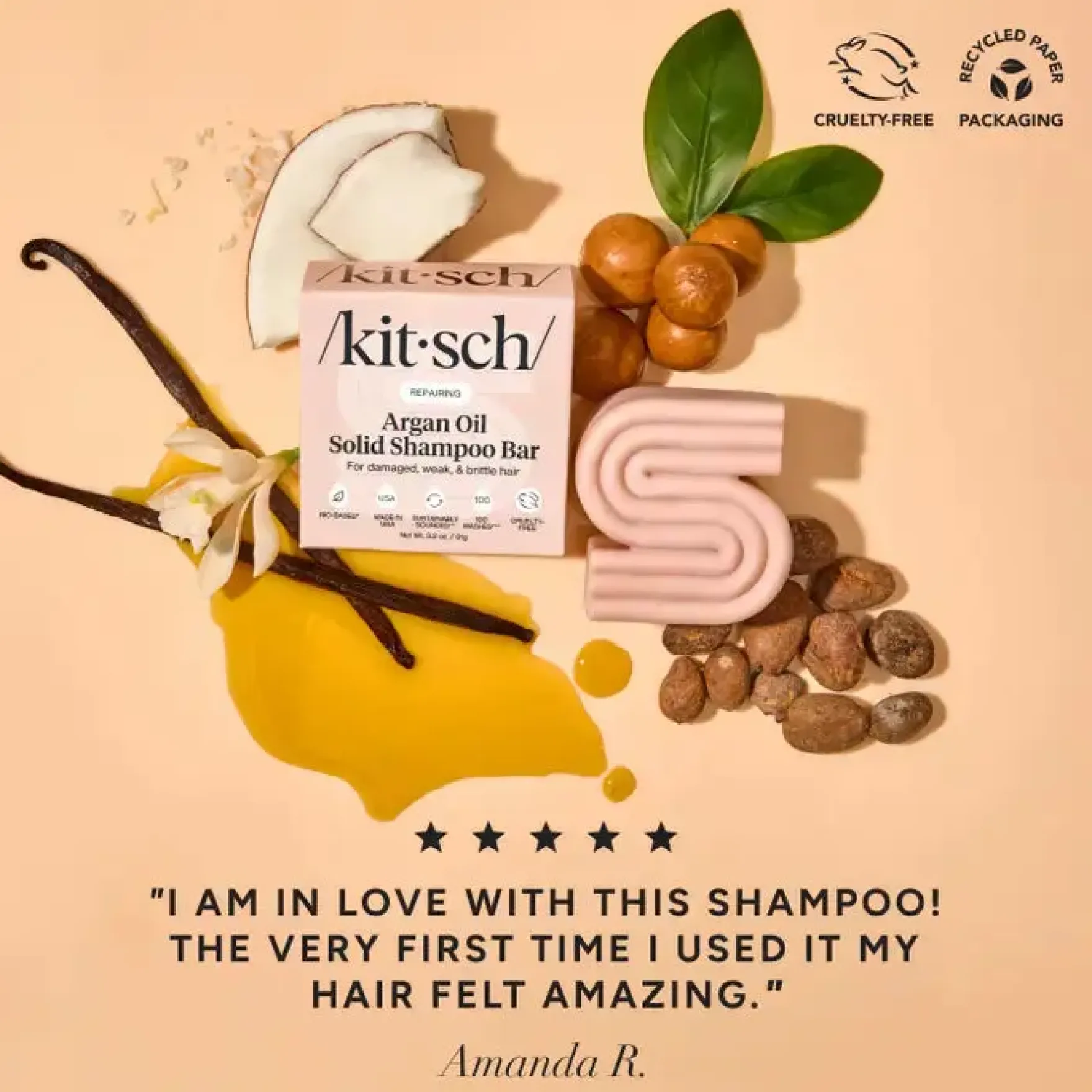 Repairing Argan Oil Shampoo & Conditioner Bar Set