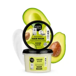 Repairing Hair Mask for Damaged Hair Avocado and Olive