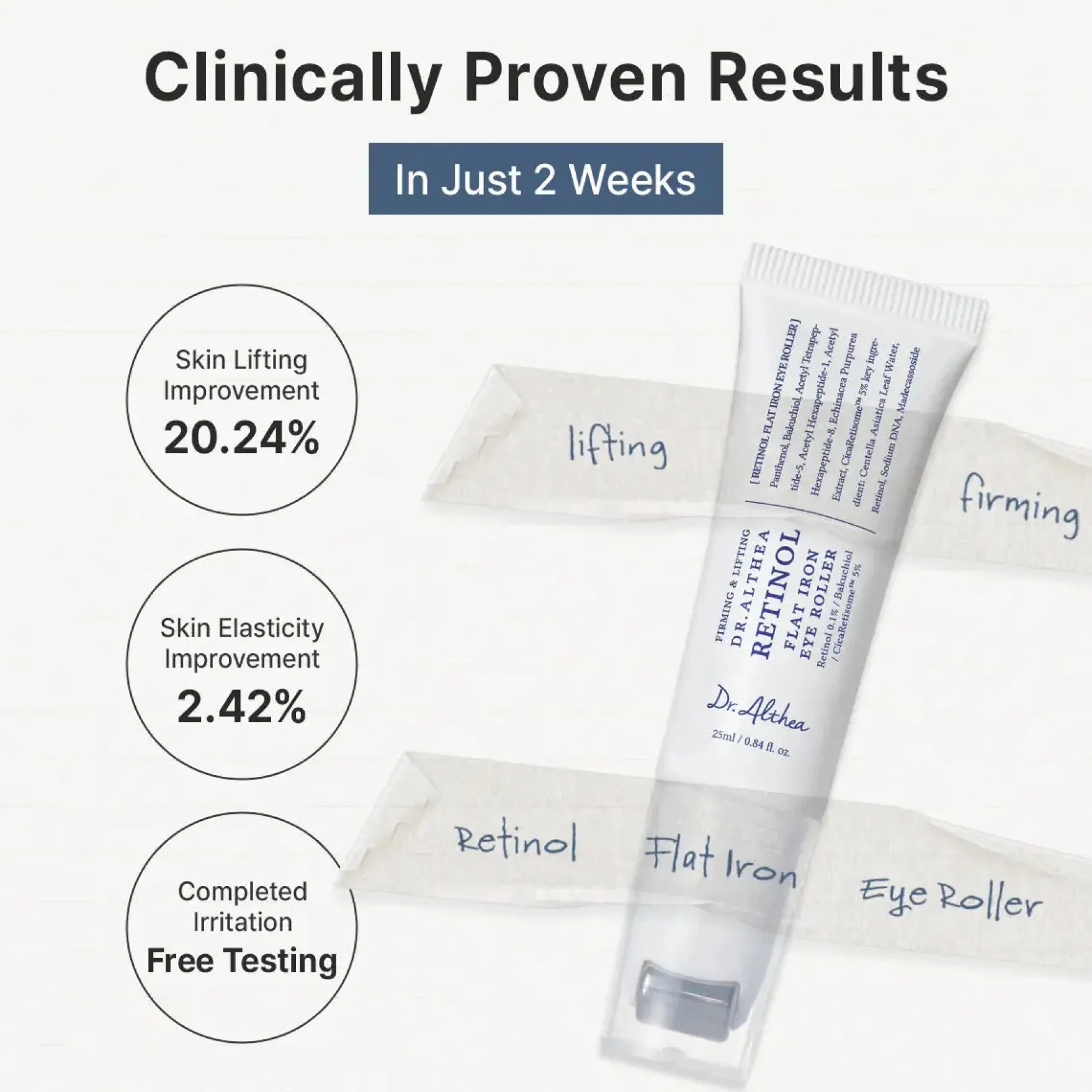 Retinol Flat Iron Eye Roller
