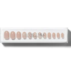 Reusable Pop-On Manicure Double French Round