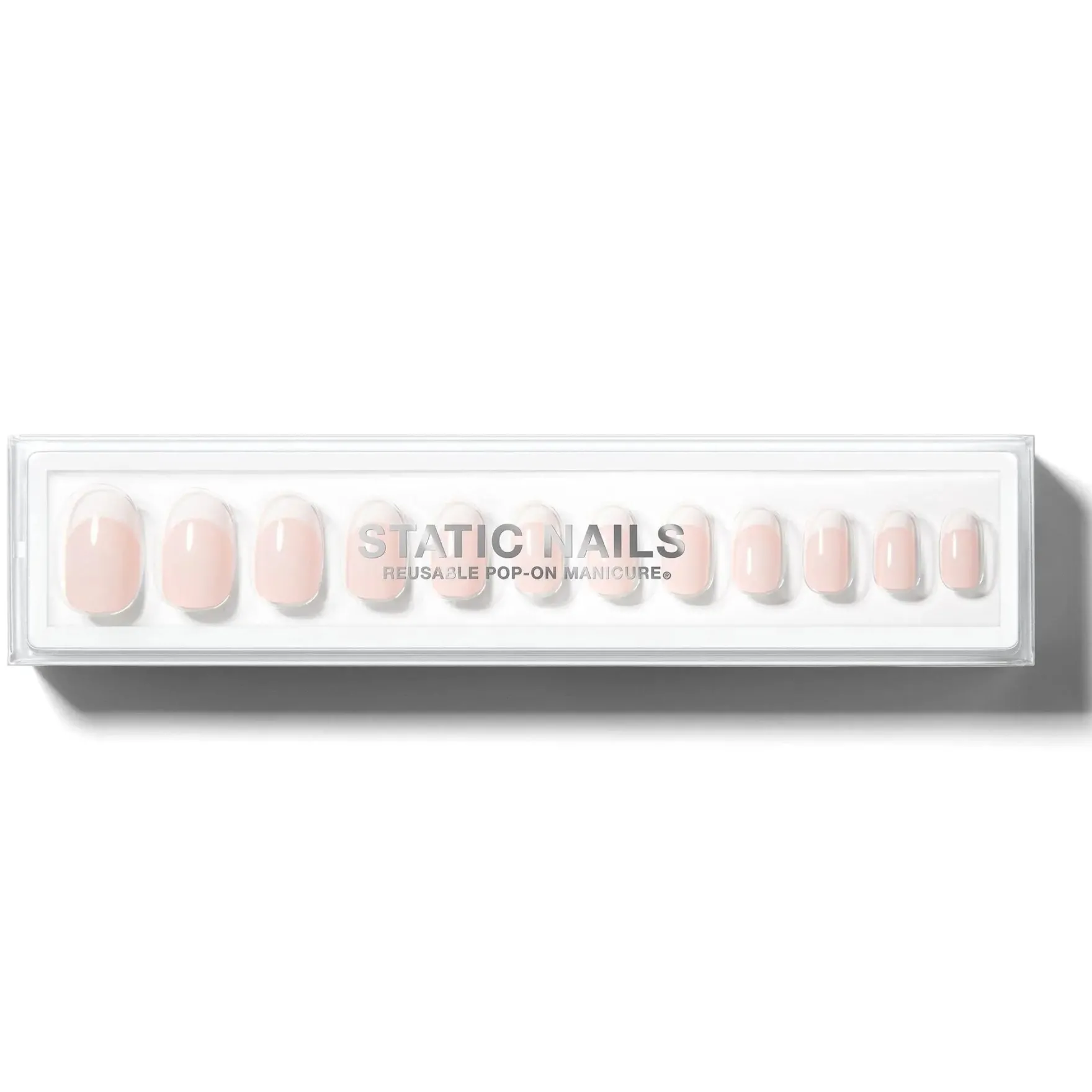 Reusable Pop-On Manicure French 75 Round