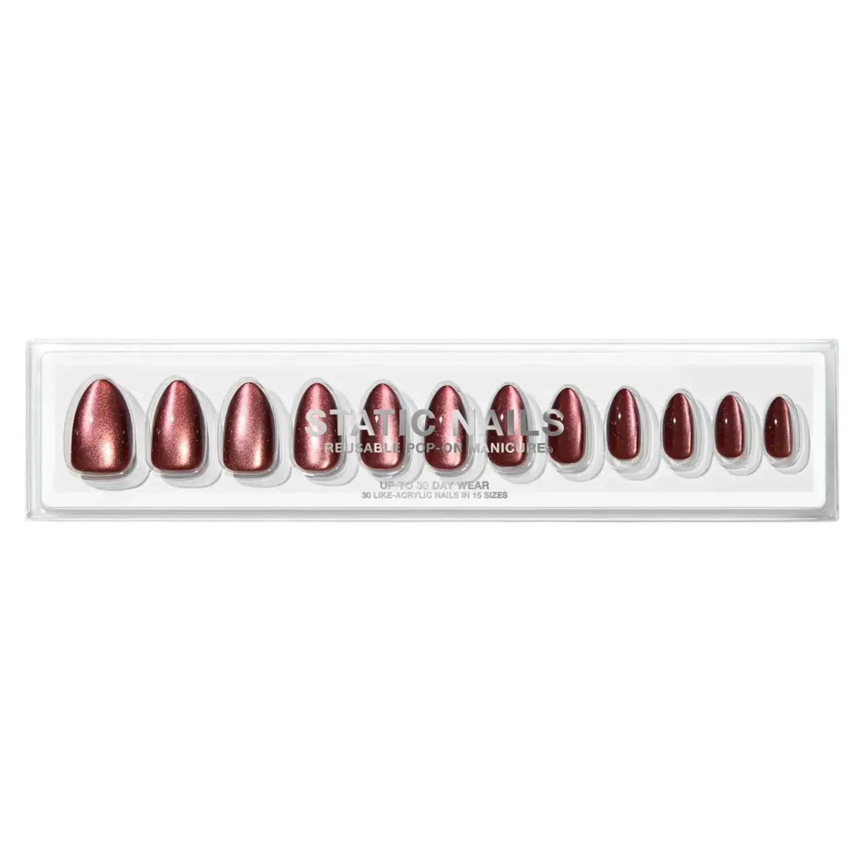 Reusable Pop-On Manicure Influenced Almond