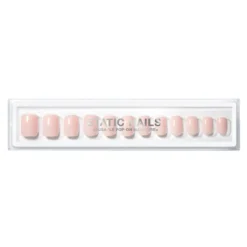 Reusable Pop-On Manicure Milky Pink Square