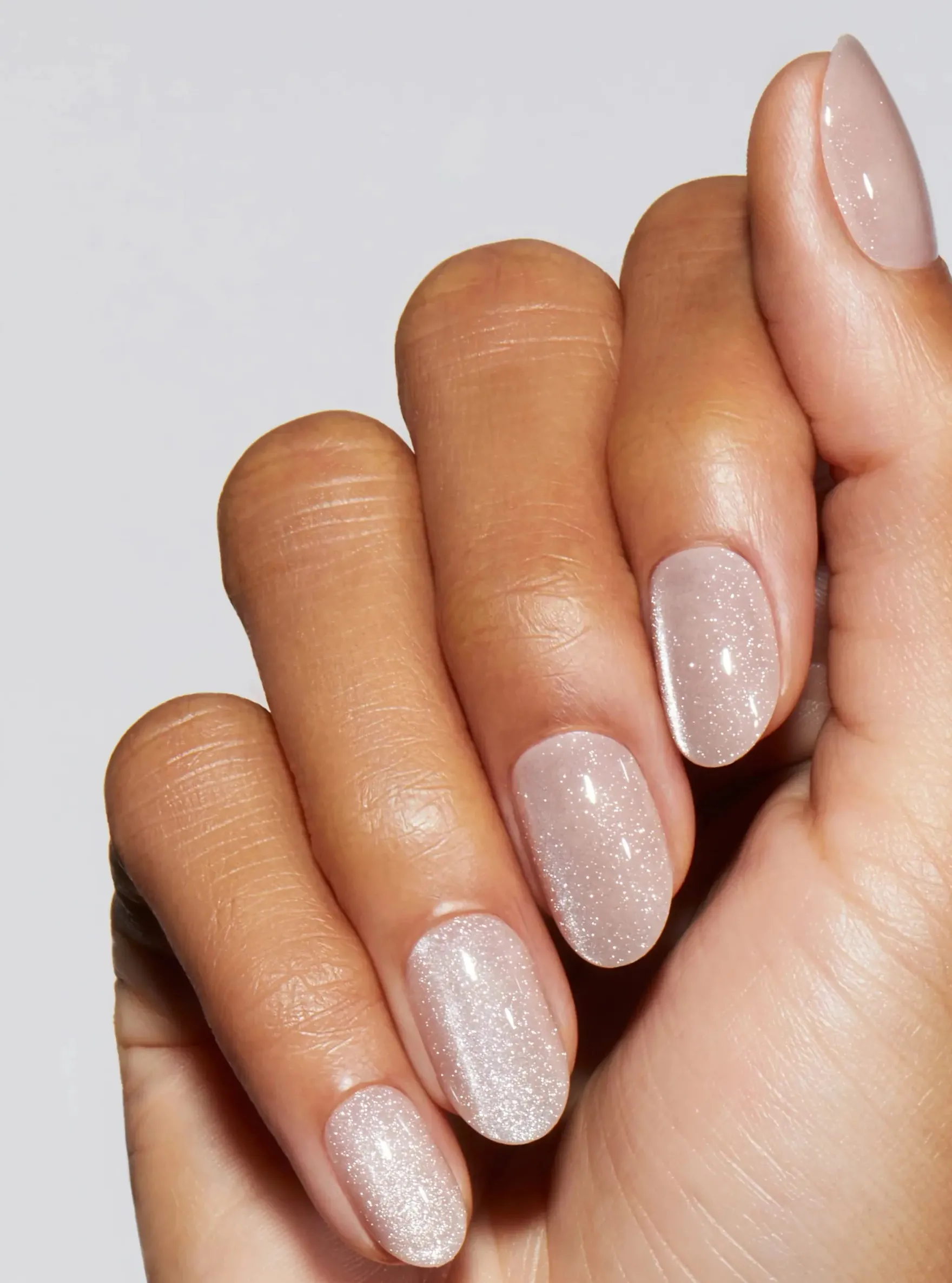 Reusable Pop-On Manicure Pops For Champagne Velvet Round