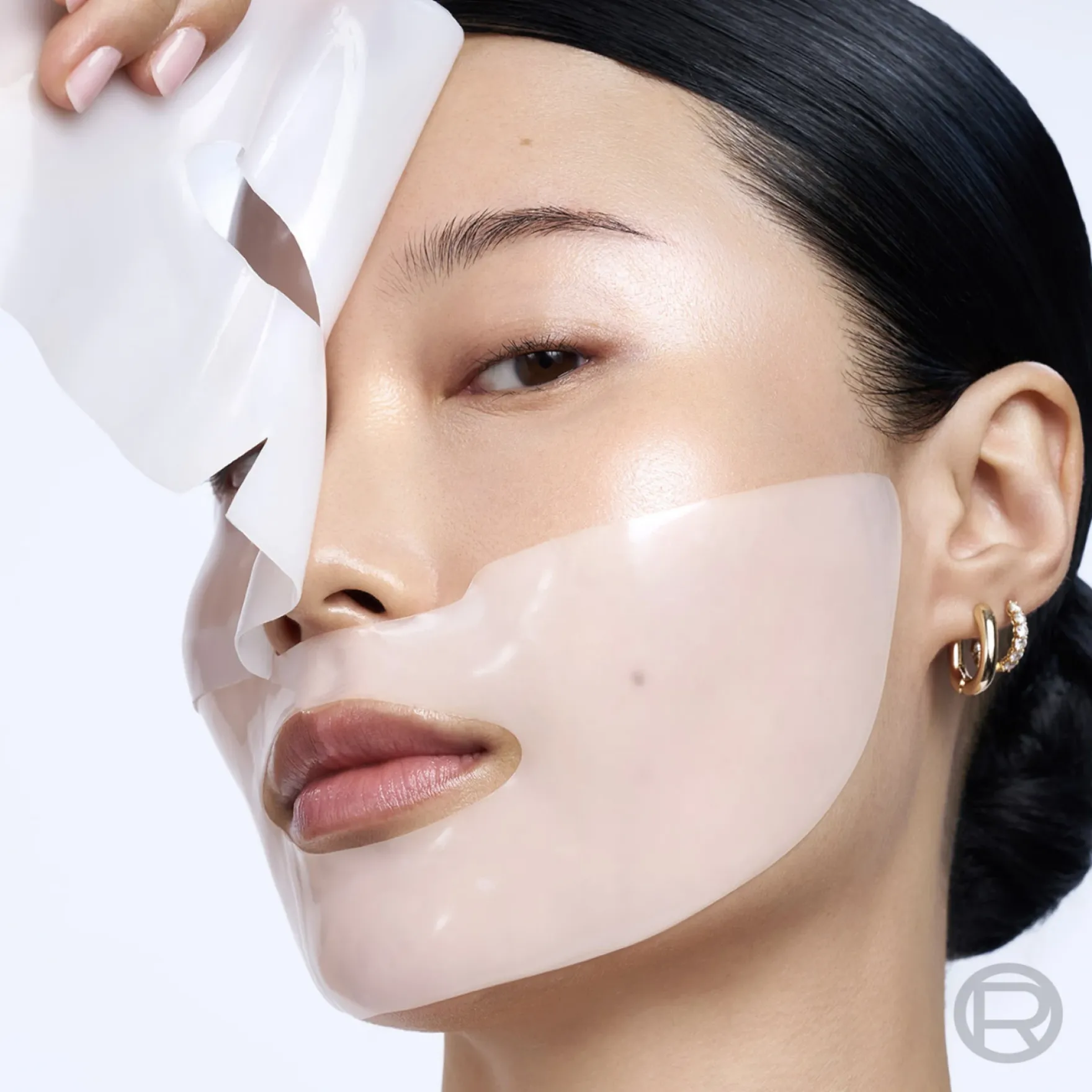 Revitalift Filler Glass Skin Hydrogel Glow Mask