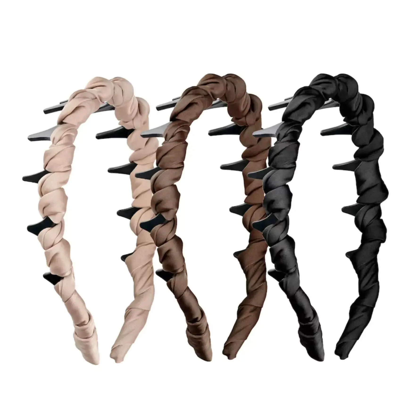 Ribbon Zig Zag Headbands 3 Pack