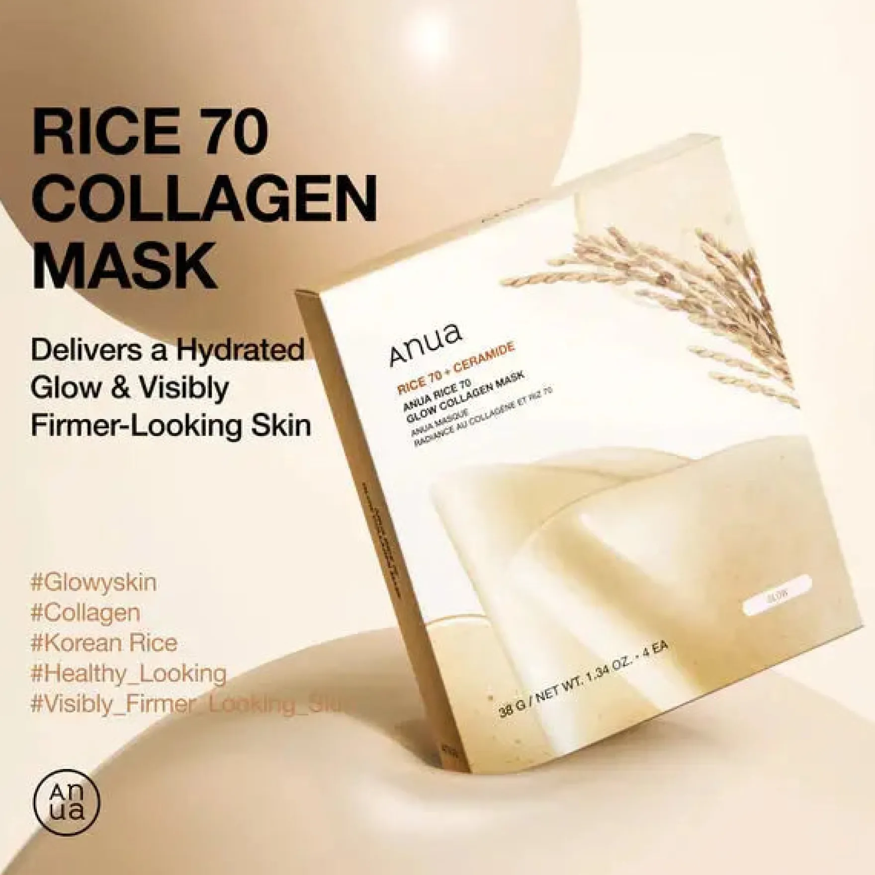 Rice 70 Glow Collagen Mask