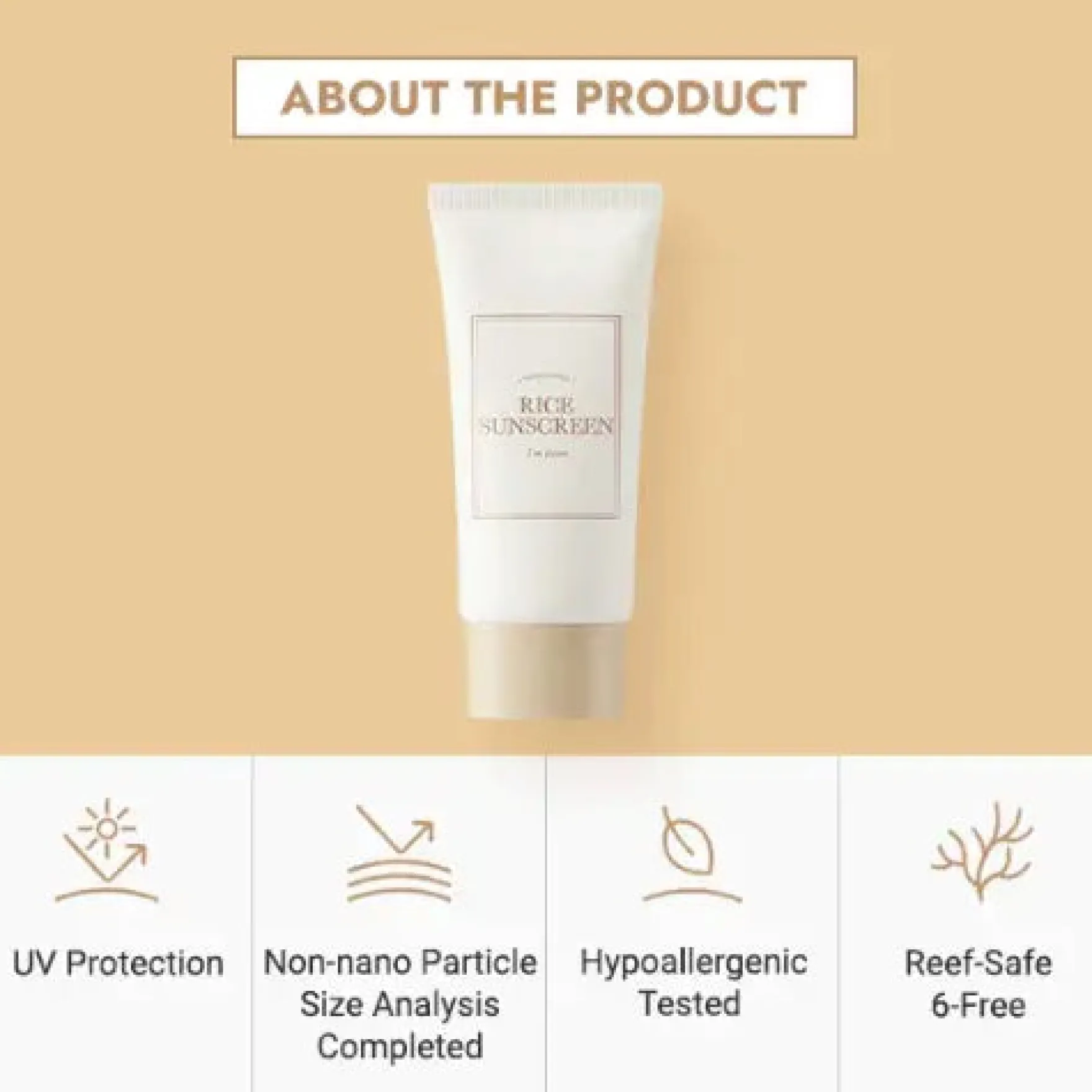 Rice Sunscreen SPF50+