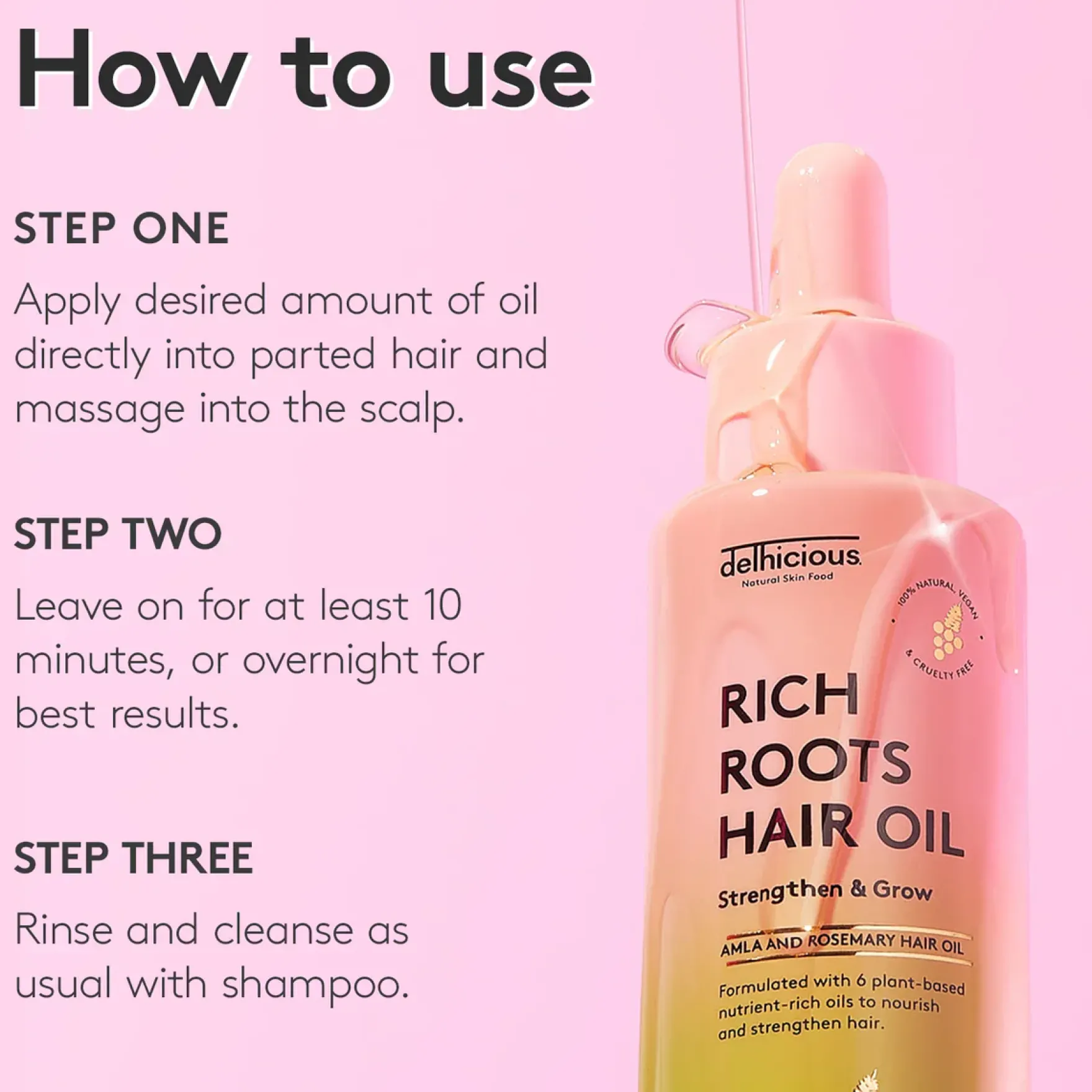Rich Roots Hair & Scalp Oil Amla & Rosemary