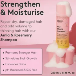 Rich Roots Strengthen & Moisturise Shampoo Amla & Rosemary