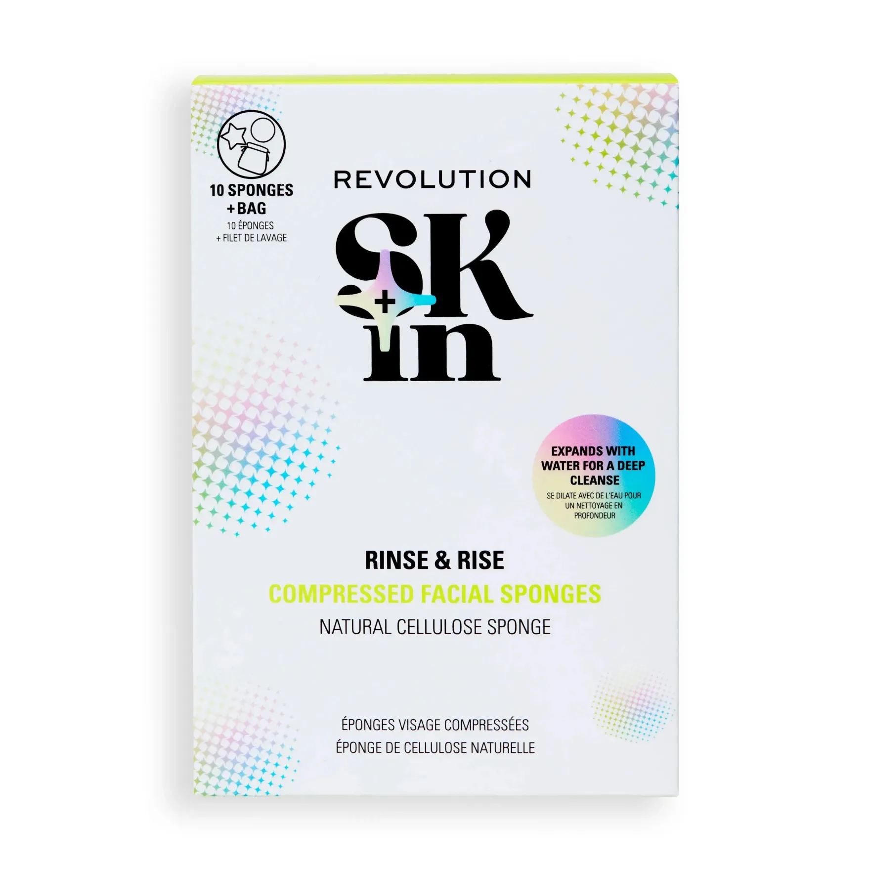 Rinse & Rise Compressed Cellulose Facial Sponges