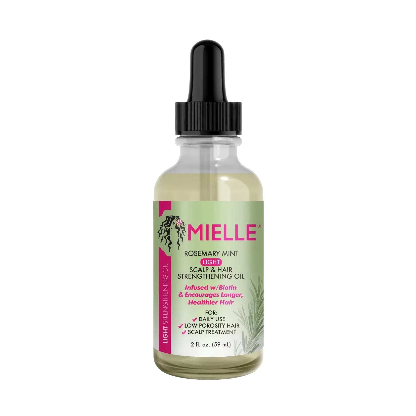 Rosemary Mint Scalp & Hair Strengthening Oil Light