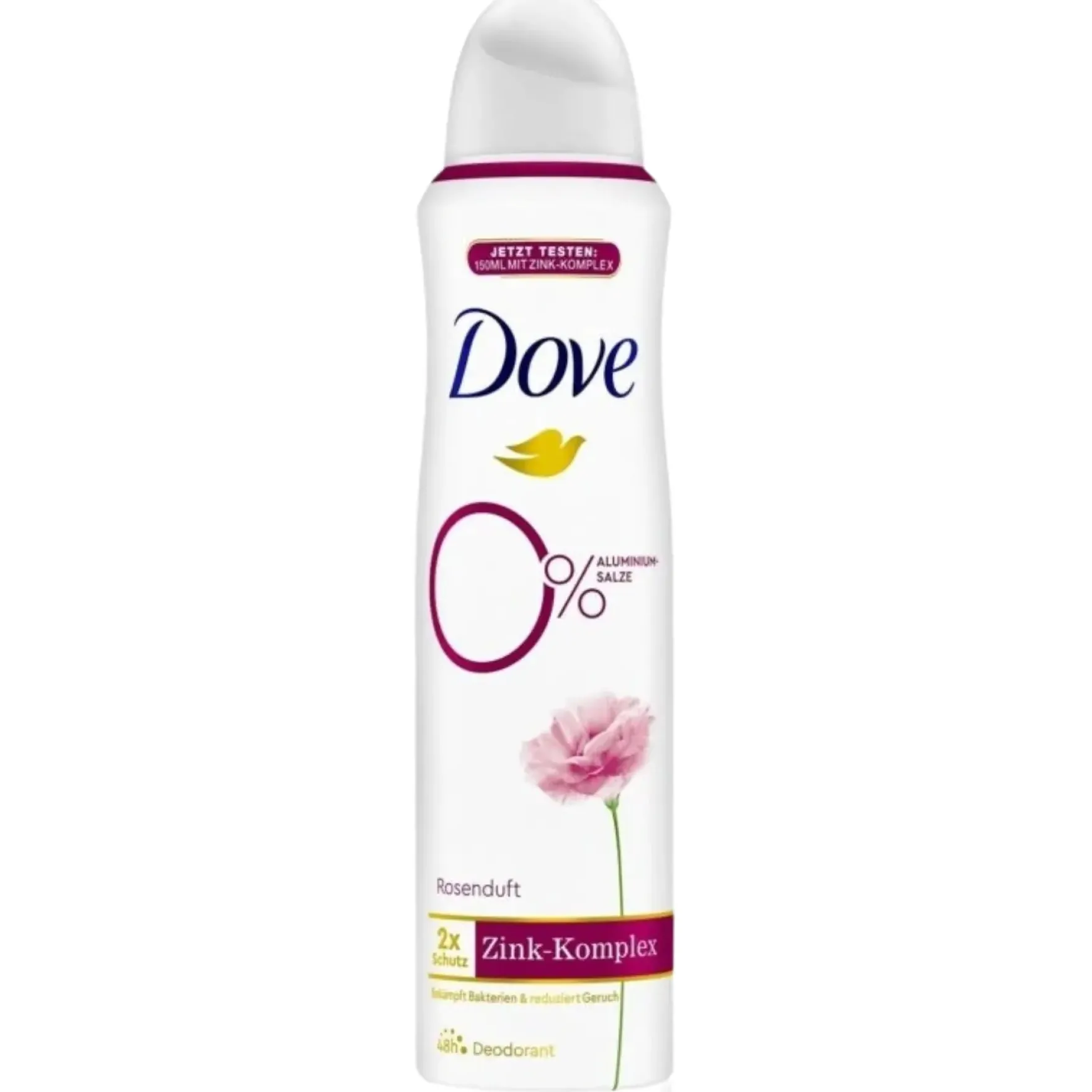 Rose Scent Deodorant Spray with Nourishing Zinc Complex