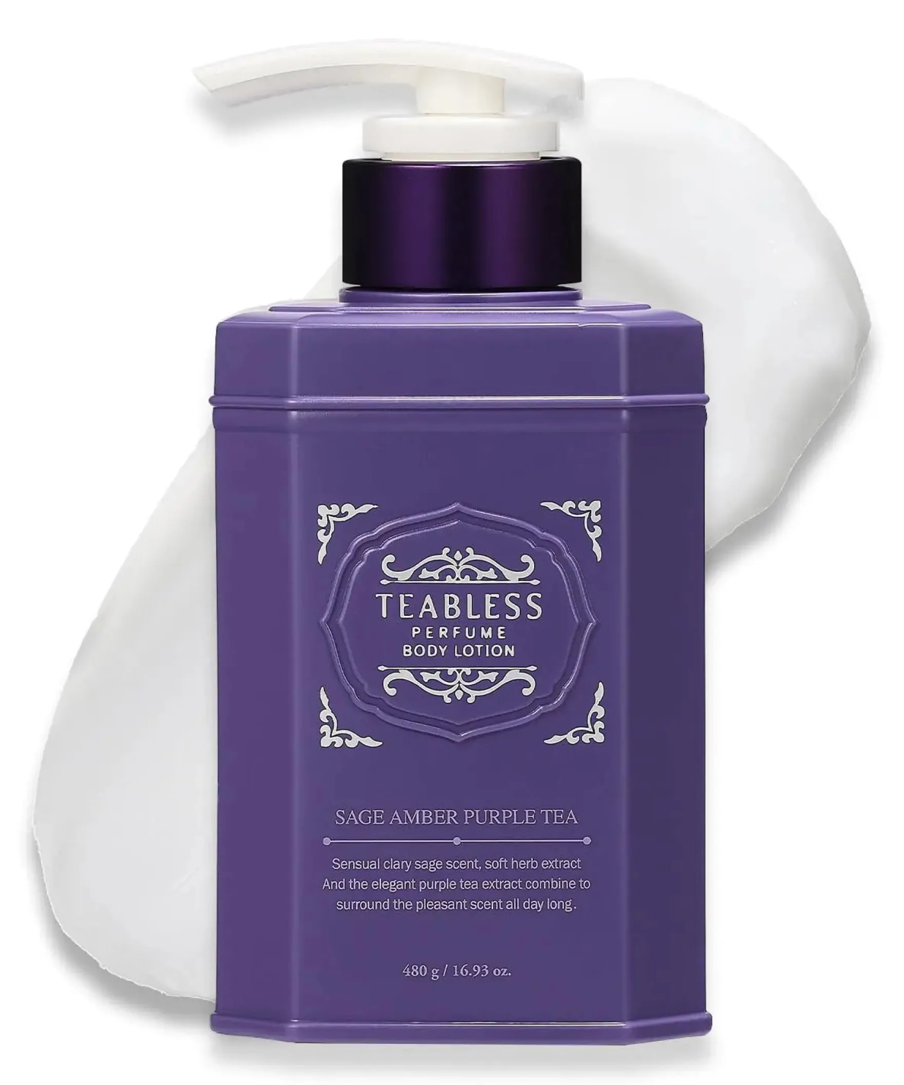 Sage Amber Purple Tea Perfume Body Lotion