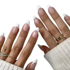 Salon Acrylic French Nails Kit Je T'aime