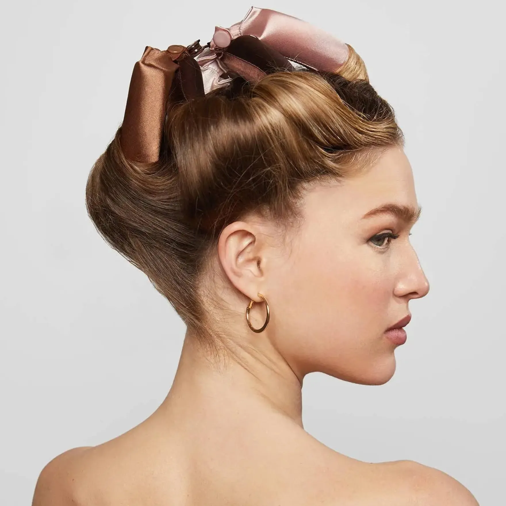 Satin Wrapped Jumbo Flexi Rods Rosewood