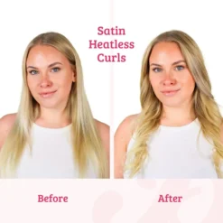 Satin Heatless Curls