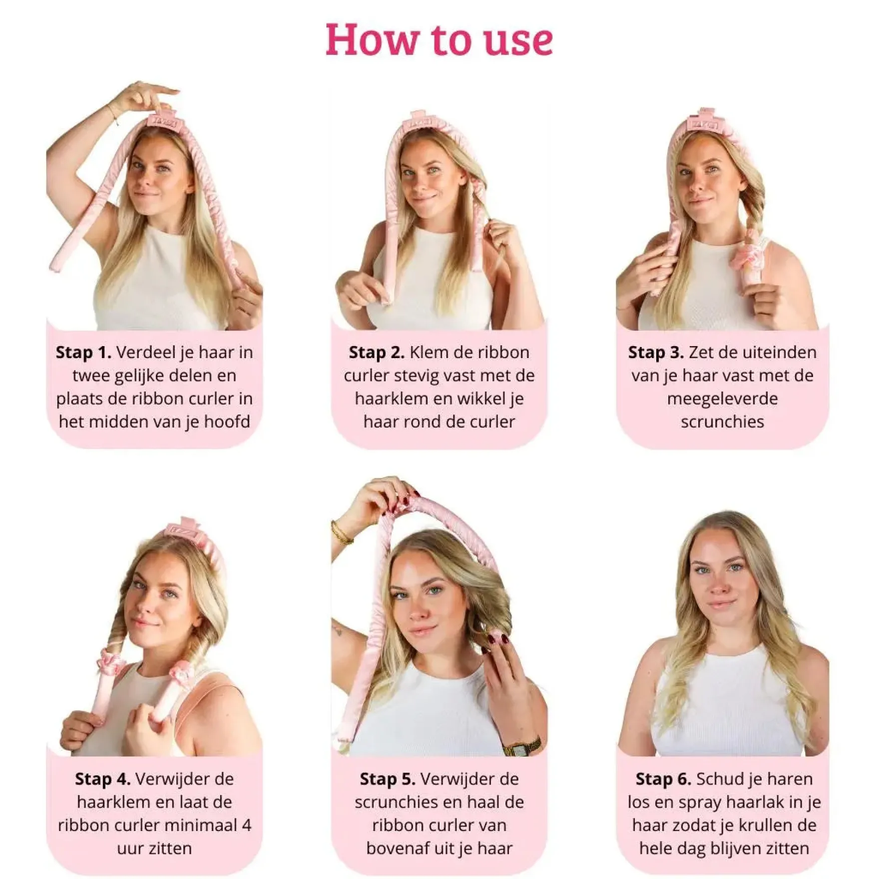 Satin Heatless Curls