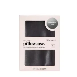 Satin Pillowcase Charcoal